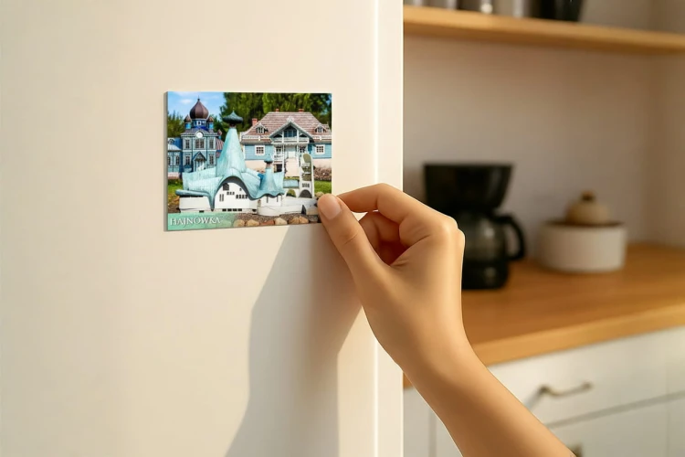Magnes na lodówkę Hajnówka Sobór i Cerkiew w Puchłach producent magnesów
